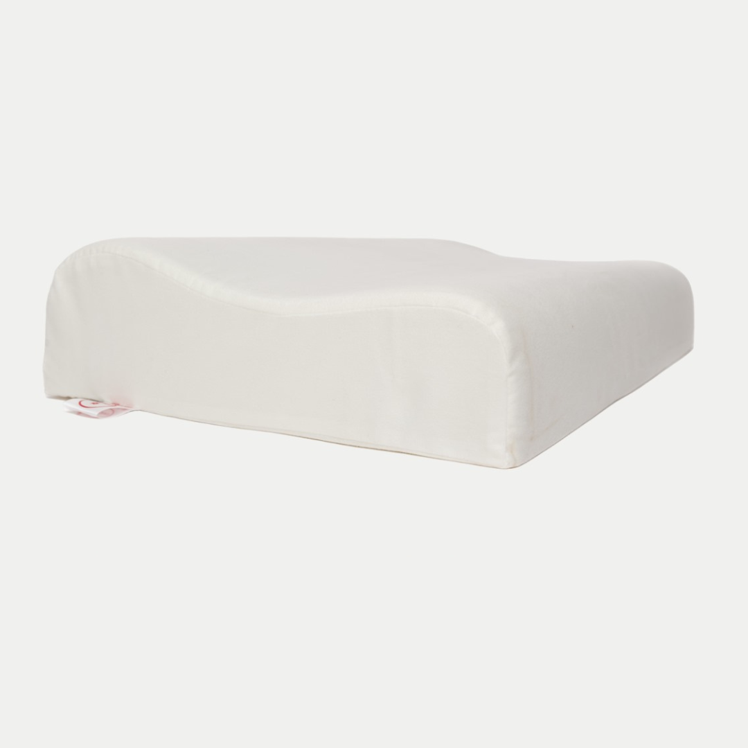 Cushino Contoured Memory Foam Pillow – 60×40 cm – White – Orthopedic Support & Ultimate Comfort