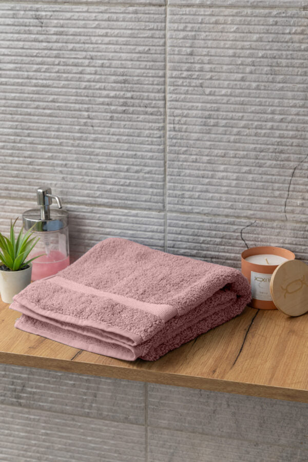 Terry Hand Towel, 100% Egyptian Cotton – Rose from Nit