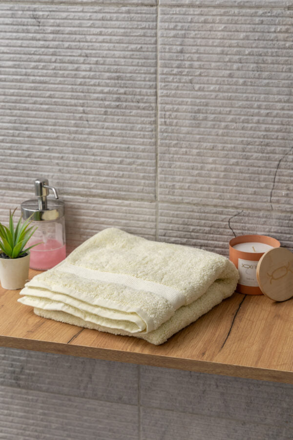 Terry Hand Towel Solid, 100% Egyptian Cotton – Ivory from Nit
