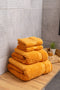 Terry Bath Towel Set 70×140 cm Made of 100% Egyptian Cotton - Orange by NIT