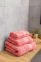 Terry Hotel Towel Set 70×140 cm Made of 100% Egyptian Cotton - Pink by NIT