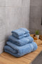 Terry Bath Towel Set 70×140 cm Made of 100% Egyptian Cotton - Blue by NIT
