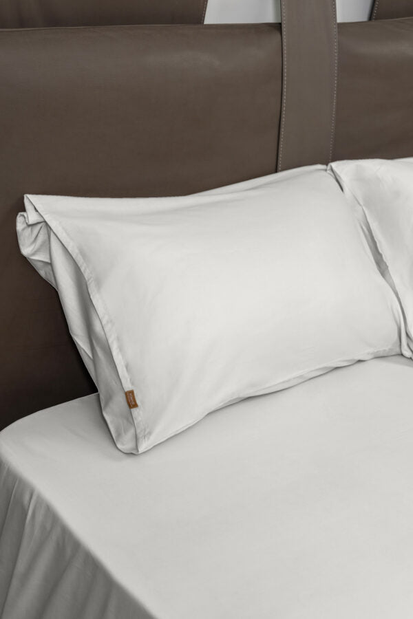 Everyday Pillow Cover 55×70×15 cm Made of 100% Egyptian Cotton - White by NIT