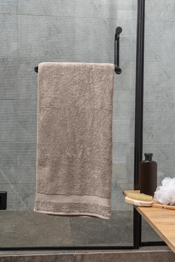 Nit Beige Terry Bath Towel – 100% Egyptian Cotton – 70×140 cm